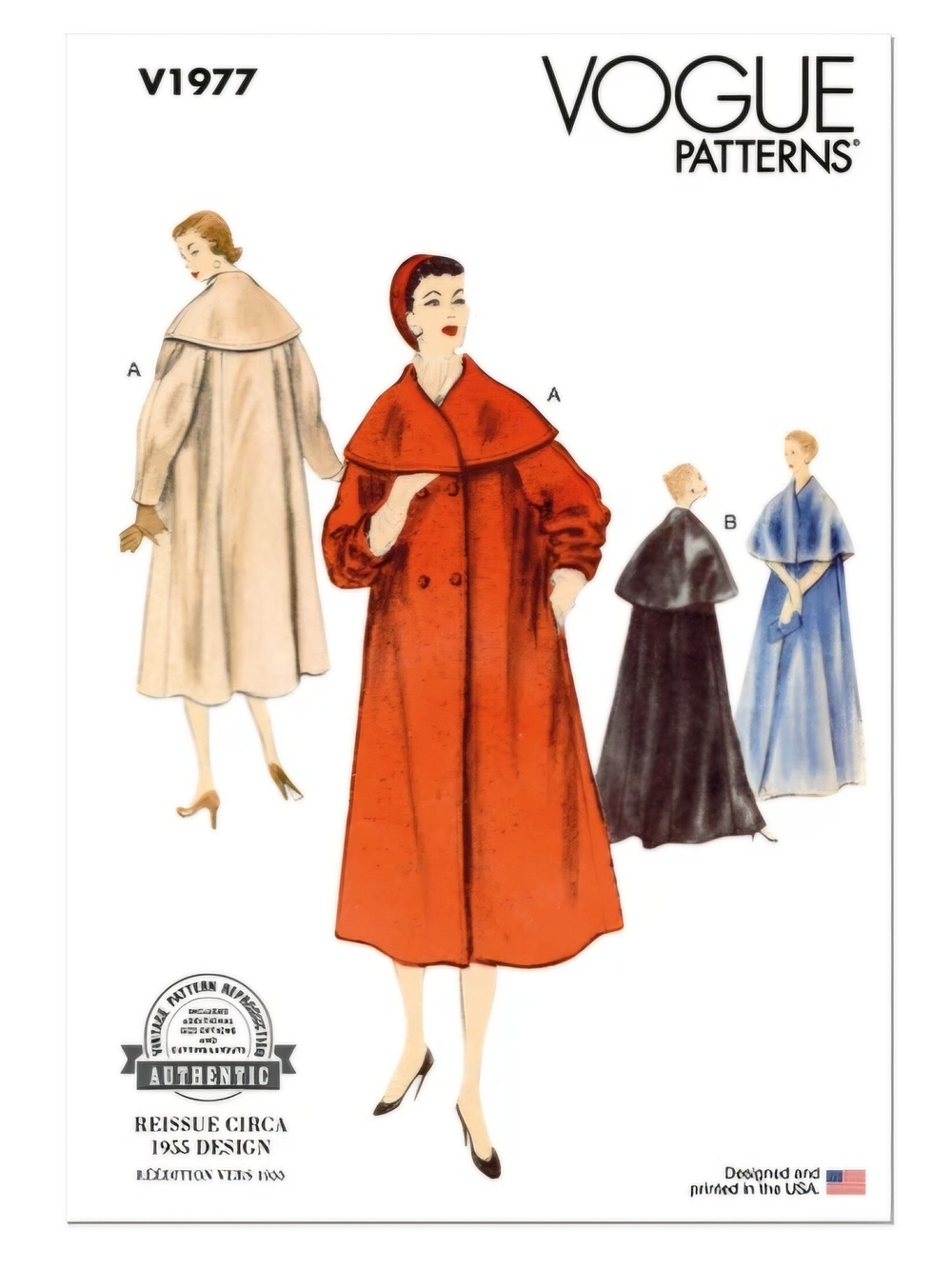 Vogue Pattern V1977 Vintage Circa 1955 Design *UNCUT*